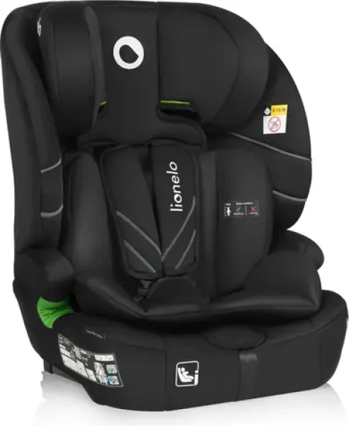 LIONELO Levi Fix i-Size 76-150 cm Black Carbon / Autosedačka / ISOFIX + Top Tether / ECE R129 (LO-LEVI FIX I-SIZE BLACK CARBON)
