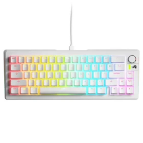 Glorious GMMK 3 65% - Fox Linear ANSI bílá / herní 65% TKL / USB-C / ANSI (US) layout / Fox Linear / RGB / 1.4m (GLO-KB-GMMK3-65-PB-FOX-W-WHT-US)