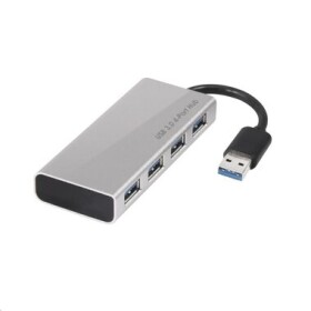 CLUB3D USB 3.0 Hub CSV-1431 stříbrná / 4x USB 3.0 (CSV-1431)