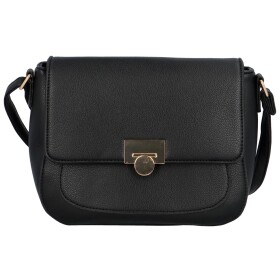 Módní dámská koženková crossbody kabelka Talitha, černá