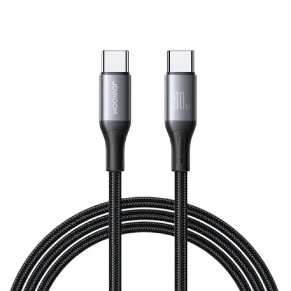 Joyroom S-A28 Flash Series Nabíjecí kabel USB-C (M) - USB-C (M) 60W 1m černá (6956116797874)