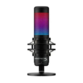 HyperX QuadCast S USB černá / stolní mikrofon / RGB podsvícení / anti-vibrační držák (4P5P7AA)