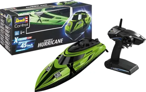 Revell 24139 X-TREME Speedboat HURRICANE zelená/černá