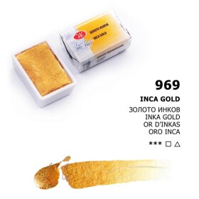 Nevskaya Palitra White Nights akvarelová barva 2,5 ml Gold Inca