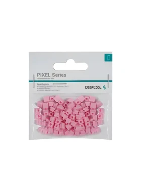 Deepcool Pixel Series růžová / Dekorativní pixel bity / pro skříně Deepcool / pryž / 100 ks (R-PIXEL-PK100-G-1)
