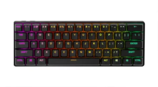 SteelSeries Apex Pro Mini černá / Bezdrátová herní klávesnice / RGB podsvícení / DE layout (64846)