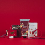 The English Soap Company Krém na ruce Christmas Wreath 75 ml, červená barva, kov