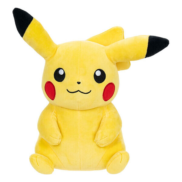 Pokémon plyšák Pikachu s oušky na křivo - 30 cm