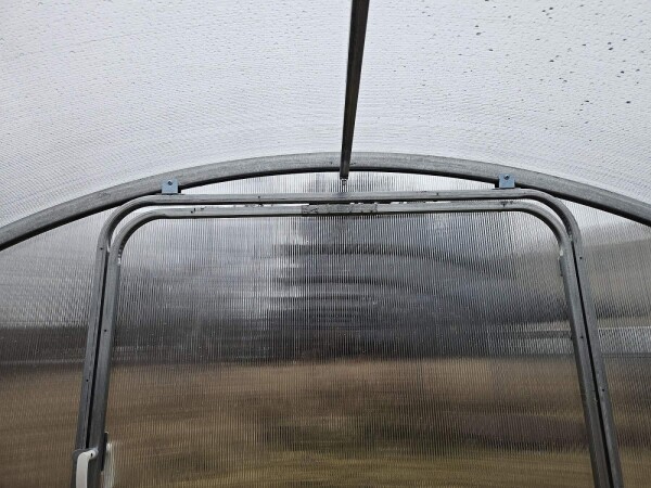 Obloukový polykarbonátový skleník Dodo 300 3×4 m PC 8 mm šedý