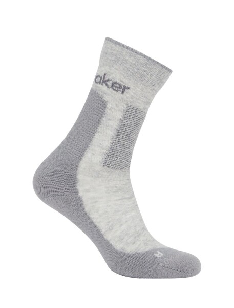 ICEBREAKER Wmns Hike+ Medium Crew, Blizzard Heather/Alloy velikost: 41-43 (L)