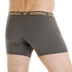 Bushman Pánské boxerky Edward II, tmavě šedé XL