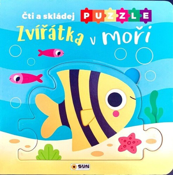 Čti skládej Puzzle Zvířátka moři