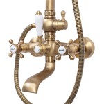 REA - Sprchový set BERGAMO antique bronze REA-P5002