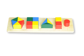Moyo Montessori Moyo Montessori Barevné cihly, různé tvary, menší rozměr