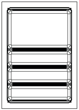 Agoform příborník do zásuvky 400 Scoop II