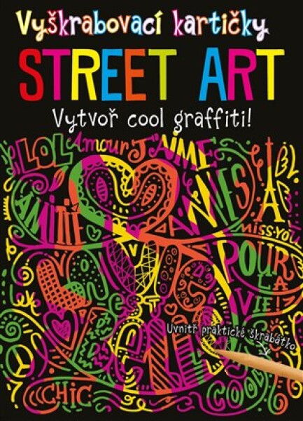 Vyškrabovací kartičky Street Art