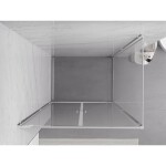 MEXEN/S - Exo sprchový kout dveře křídlové 90 x 95, transparent, chrom 8182-090-095-01-00
