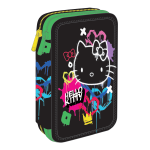 Colorino penál Jumper 2, Hello Kitty Neon black, plný, PES