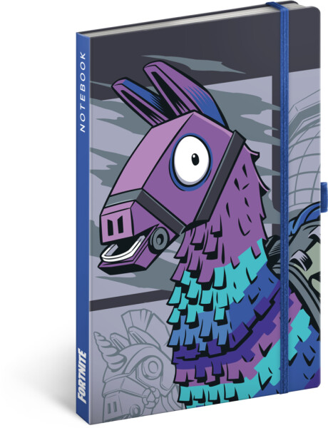 Notes Fortnite - Llama, linkovaný, 13 x 21 cm