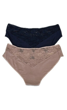 Dámské kalhotky 26097 A'2 béžová/černá - DC Girl M