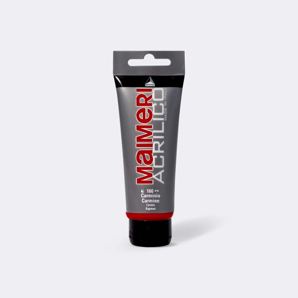 Akrylová barva Maimeri Acrilico 75 ml - červená karmínová 166