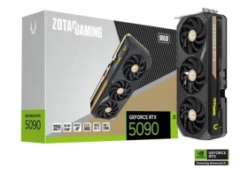 ZOTAC GAMING RTX 5090 Solid 32GB / 2407MHz / 32GB GDDR7 / 512-bit / 1x HDMI + 3x DP / 1000W (16) (ZT-B50900D-10P)