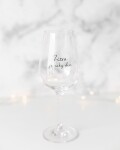 Bella Rose Sklenice na víno Zítra je taky den, čirá barva, sklo, 350 ml