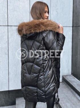 Dámská černá prošívaná zimní bunda SILVER FOX Dstreet