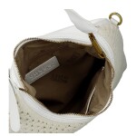 Stylová dámská háčkovaná kabelka Coveri Luna, bílá