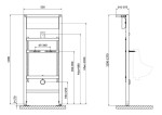 CERSANIT - Rám AQUA pro pisoár K97-410