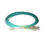 XtendLan / Optický patch kabel / LC-SC / 10 m / 50/125 OM3 / Duplex / LS0H (FOP-LCSC-D-10-50-OM3)