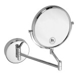SAPHO - X-ROUND kosmetické zrcátko závěsné, Ø 200, oboustranné, chrom XR006