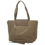 Trendy dámská koženková kabelka na rameno Coveri Hilari, taupe