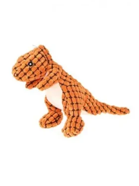 AnimALL Hračka Dog Dinosaurus plyš oranžový 25 cm (112550)