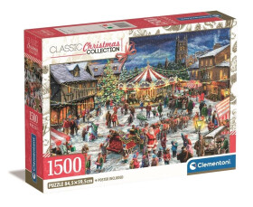 Puzzle Vánoční trhy 1500 dílků