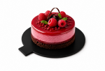 Cake star Podložka pod minidezerty bílo-černá kruh 10 cm