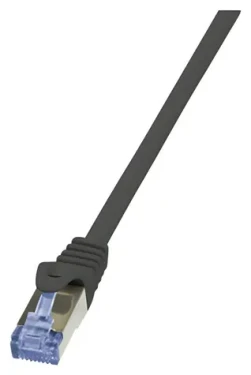 LogiLink Patch kabel černá / Patch kabel / CAT6A / S/FTP / RJ45 / 20 m / pozlacené konektory (CQ4113S)