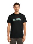 Pánské merino triko s krátkým rukávem ICEBREAKER Mens 150 Tech Lite SS Tee Transportage, Black velikost: S