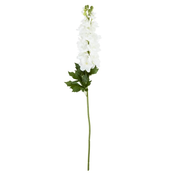House Doctor Umělá květina Delphinium White 77 cm, bílá barva, plast