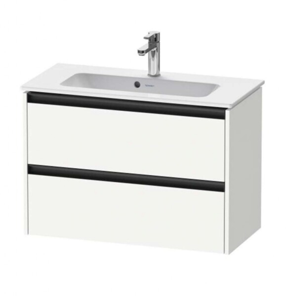 DURAVIT - Ketho.2 Umyvadlová skříňka 55x81x39 cm, 2 zásuvky, matná bílá K25256018180000