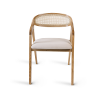 MURDIA trade s.r.o. Jídelní židle křesílko FRAME CANE - dub MUR-FRAME-CANE-DUB