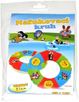 Nafukovací kruh Krtek 51 cm / Nafukovací kruh / 3-6 let (170200)