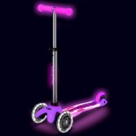 Koloběžka Mini Micro Deluxe Glow LED Plus pink