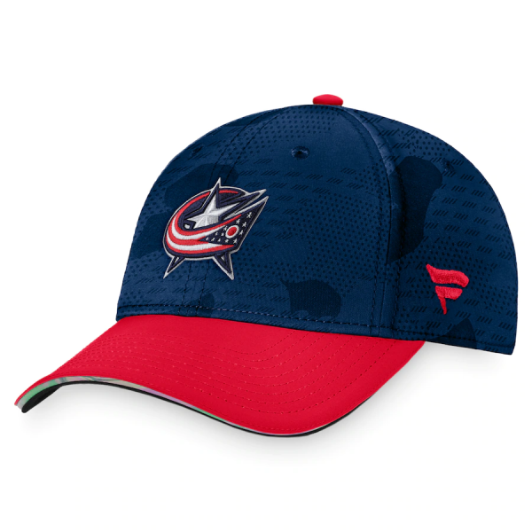 Fanatics Pánská Kšiltovka Columbus Blue Jackets Authentic Pro Locker Room Flex Hat Navy/Red Velikost: