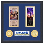 Obraz Los Angeles Rams NFL Super Bowl Tickets Bronze Coins