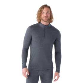 Pánské merino triko dlouhý rukáv SMARTWOOL Men's Classic All-Season Merino Base Lay, Iron Heather velikost: L