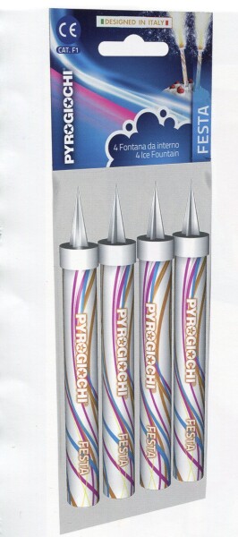 Pyrogiochi dortové fontány 4 ks Pyrogiochi dortové fontány 4 ks