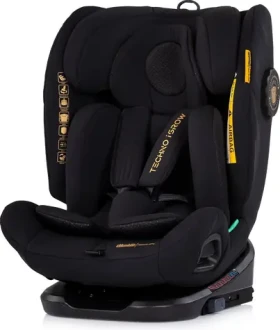 CHIPOLINO Autosedačka Techno i-Grow i-Size Noir / 40-150 cm / Isofix 360° / 0-36 kg (STKTHG02601NO)