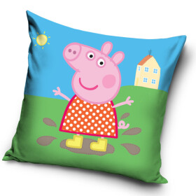 Dětský polštářek Prasátko Peppa V louži