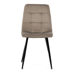 Jídelní židle, béžová, sametová látka, DCL-X7015 CAP2